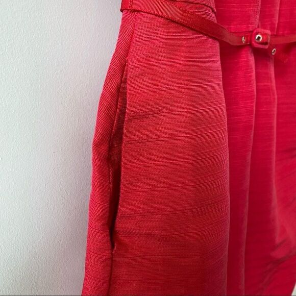 Tory BURCH-Linen Silk Blend Kimberly Belted Dress - Picture 13 of 13